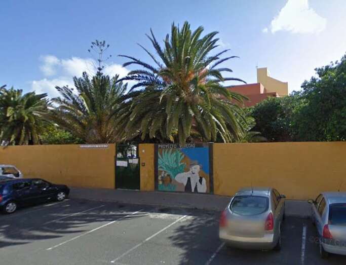 Instalaciones del Colegio Juan Negrín, en Las Remudas-Telde (G.Maps)